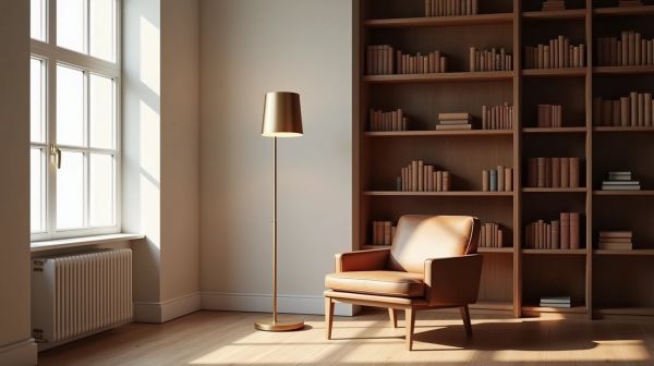 Optimiza tu lectura con lámparas de pie de estilo moderno